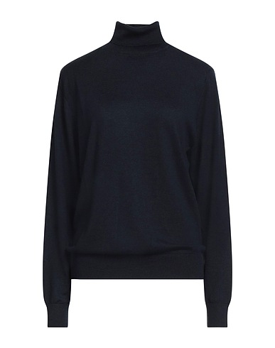 WILD CASHMERE Dolcevita Blu notte 55% Seta, 45% Cachemire