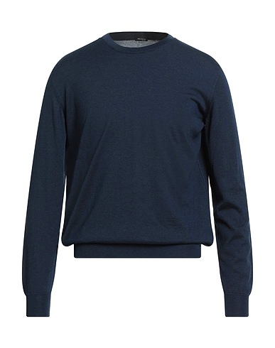 KITON Cashmere blend Midnight blue 80% Cashmere, 20% Silk