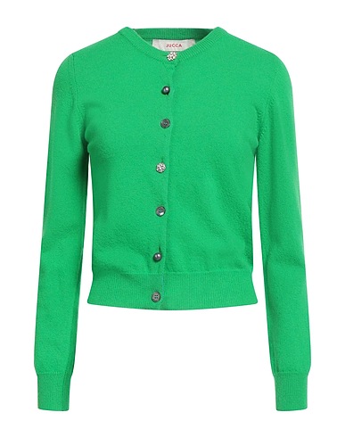 JUCCA Cardigan Verde 100% Lana Vergine