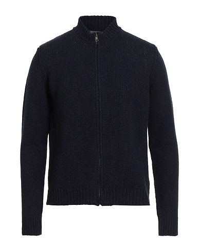 ARAGONA Cardigan Blu notte 50% Lana di baby alpaca, 50% Lana Merino