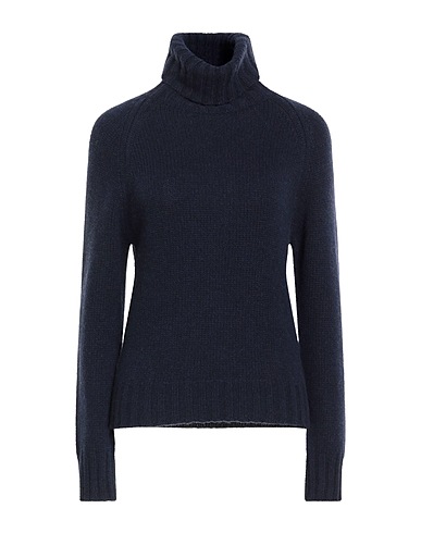 ARAGONA Polo neck Midnight blue 100% Wool