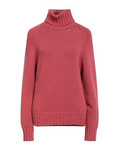 ARAGONA Polo neck Antique rose 100% Wool