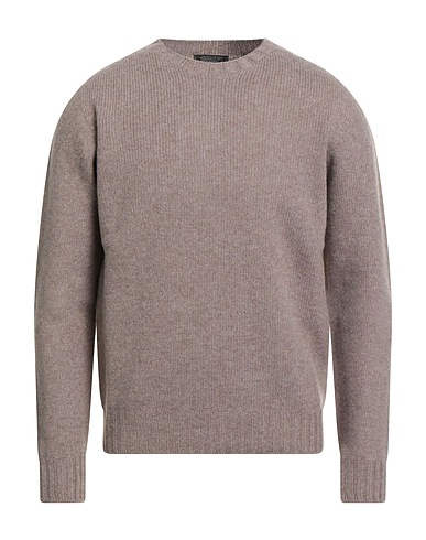ARAGONA Pullover Maulwurfsgrau 85% Wolle, 15% Kaschmir