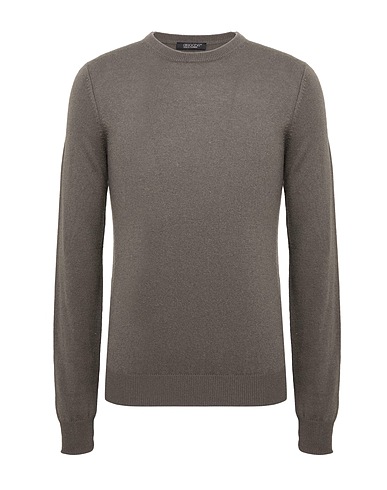 ARAGONA Sweater Gunmetal 70% Virgin Wool, 30% Cashmere