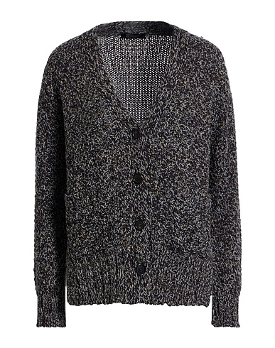 ARAGONA Cardigan Military green 100% Cashmere
