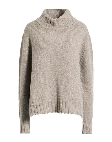 ARAGONA Polo neck Gunmetal 50% Baby alpaca wool, 50% Merino Wool