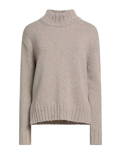 ARAGONA Polo neck Beige 50% Baby alpaca wool, 50% Merino Wool