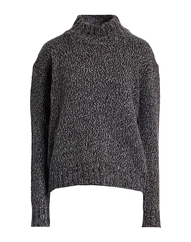 ARAGONA Polo neck Midnight blue 50% Baby alpaca wool, 50% Merino Wool