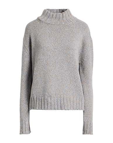 ARAGONA Turtleneck Grey 50% Baby alpaca wool, 50% Merino Wool