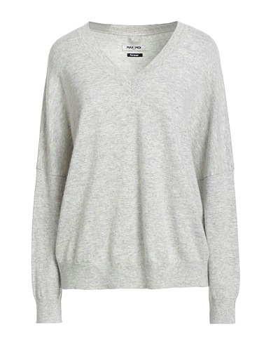 MAX & MOI Jumper Light grey 70% Merino Wool, 30% Cashmere