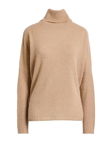 ARAGONA Col roulé Beige 100% Cachemire