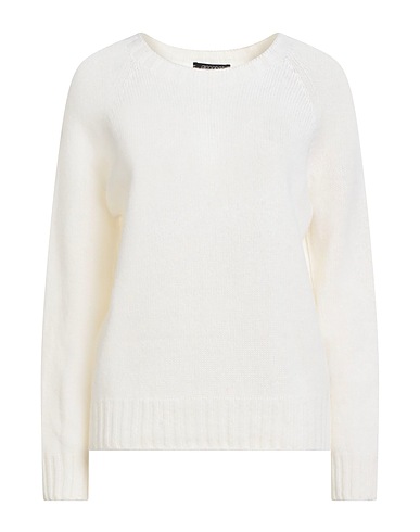 ARAGONA Jumper Ivory 85% Wool, 15% Cashmere
