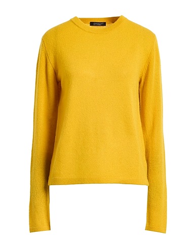 ARAGONA Maglia in Cachemire Giallo ocra 100% Cachemire