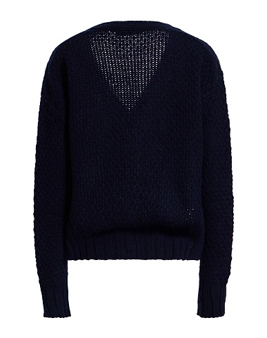 ARAGONA Cardigan Blu notte 50% Lana di baby alpaca, 50% Lana Merino