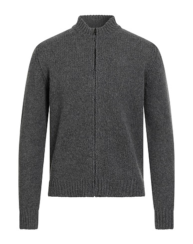 ARAGONA Cardigan Charcoal 50% Baby alpaca wool, 50% Merino Wool
