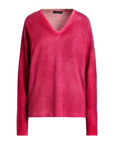 ARAGONA Pullover Purpur 100% Merinowolle
