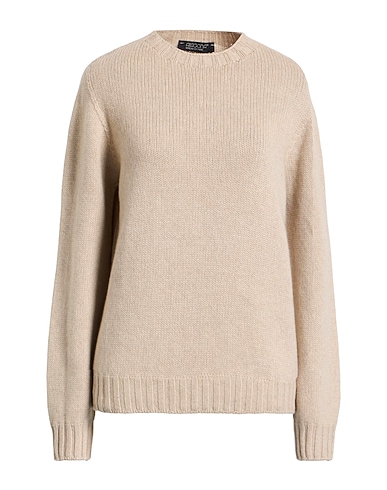 ARAGONA Cashmere jumper BEIGE 100% Cashmere