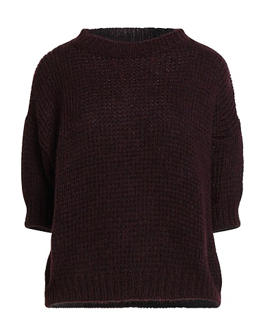 ROBERTO COLLINA Pullover Bordeaux 68% Lana di baby alpaca, 22% Nylon, 10% Lana