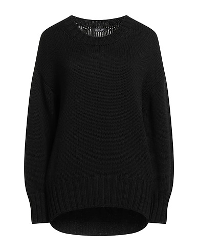 ARAGONA Jumper Black 100% Wool