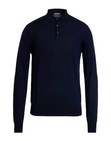 ARAGONA Sweater Navy 100% Merino Wool
