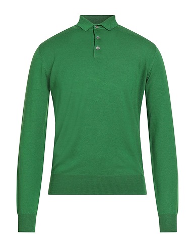 ARAGONA Jersey Verde 100% Lana Merina