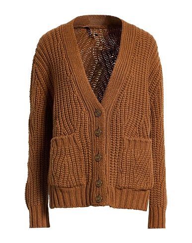ARAGONA Cardigan Brown 100% Cashmere