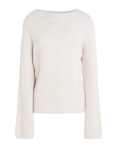 ARAGONA Jumper Ivory 85% Wool, 15% Cashmere