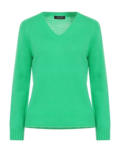 ARAGONA Pullover Verde 85% Lana, 15% Cachemire