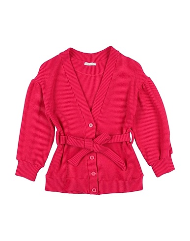 MEILISA BAI Cardigan Fuchsia 51% Viscose, 30% Polyester, 19% Polyamide