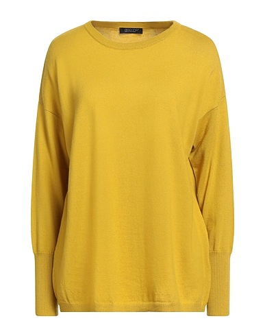 ARAGONA Sweater Mustard 100% Merino Wool