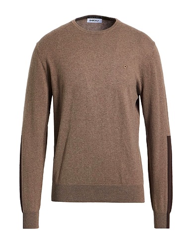 SHOCKLY Sweater Light brown 95% Cotton, 5% Cashmere