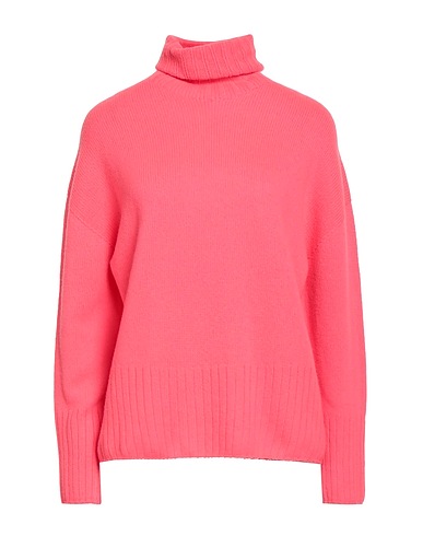 ARAGONA Polo neck Pink 85% Wool, 15% Cashmere