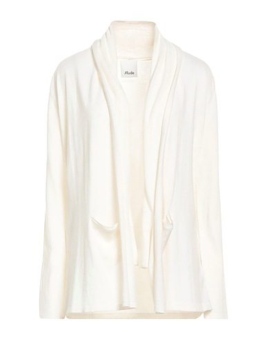 ALLUDE Cardigan Ivory 70% Cotton, 20% Silk, 10% Cashmere