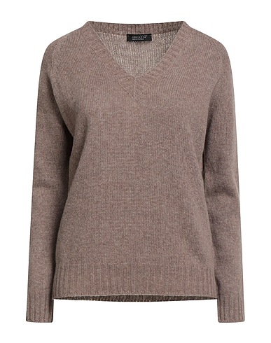 ARAGONA Sweater Taupe 85% Wool, 15% Cashmere