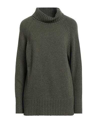 ARAGONA Cashmere jumper Military green 100% Cashmere