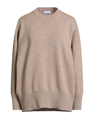 BRUNELLO CUCINELLI Cashmere blend Beige 100% Cashmere, Brass