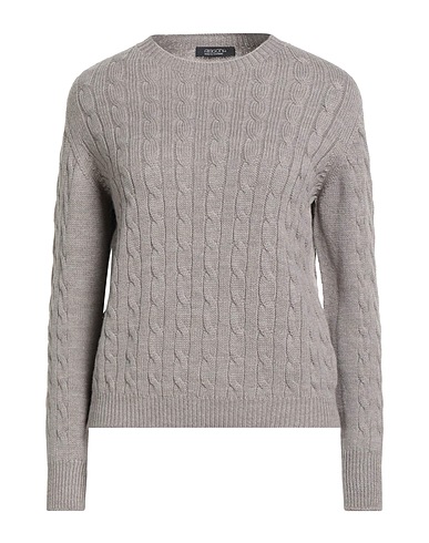 ARAGONA Sweater Taupe 100% Merino Wool