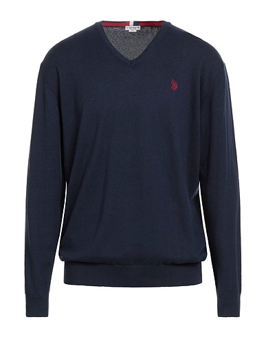 U.S.POLO ASSN. Jumper Navy blue 90% Cotton, 10% Cashmere