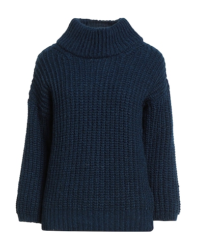 ARAGONA Turtleneck Navy 55% Baby alpaca wool, 23% Merino Wool, 22% Polyamide
