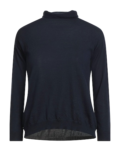 ARAGONA Turtleneck Midnight blue 100% Merino Wool