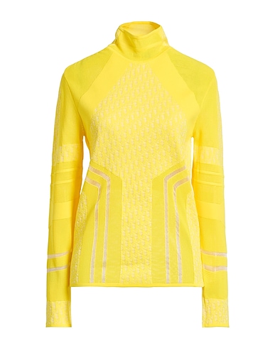 DIOR Polo neck Yellow 100% Polyester