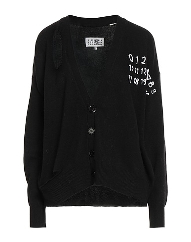 MM6 MAISON MARGIELA Cardigan Black 80% Wool, 20% Polyamide