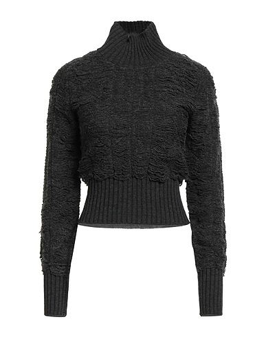 MM6 MAISON MARGIELA Polo neck Charcoal 50% Acrylic, 50% Virgin Wool
