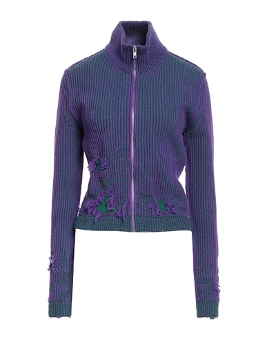 MM6 MAISON MARGIELA Cardigan Purple 80% Wool, 20% Polyamide