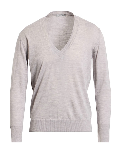 AVIGNON Jumper Light grey 100% Merino Wool