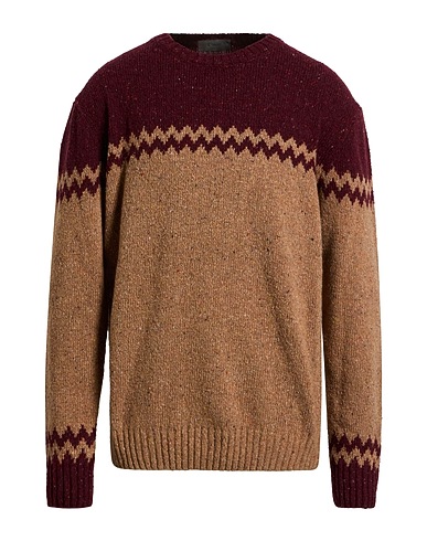 FERRANTE Sweater Camel 60% Wool, 20% Polyamide, 20% Viscose