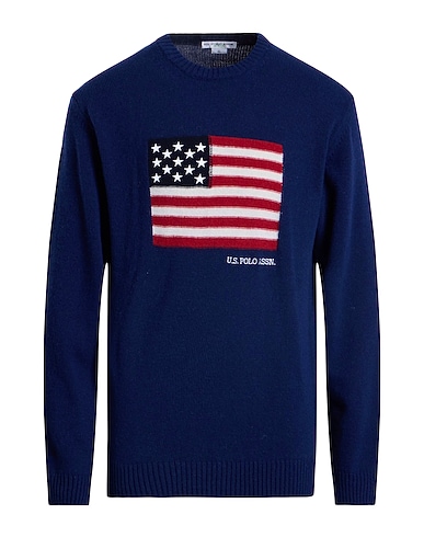 U.S.POLO ASSN. Pullover Blu navy 80% Lana, 20% Poliammide