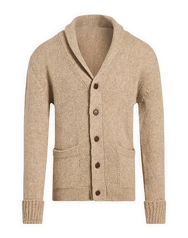 PARRAMATTA Cardigan Beige 57% Virgin Wool, 25% Baby yak wool, 18% Polyamide