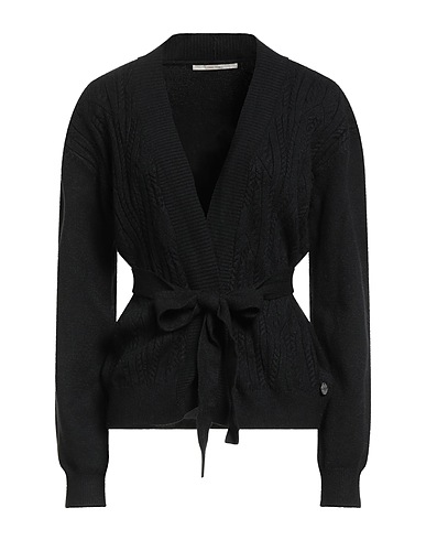 TAKE-TWO Strickjacke Schwarz 51% Viskose, 28% Polyester, 21% Nylon