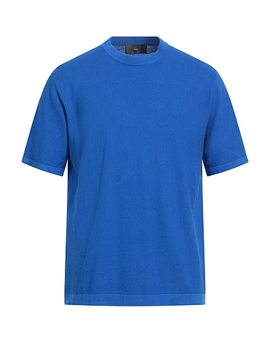 LIU •JO MAN Jumper Blue 100% Cotton
